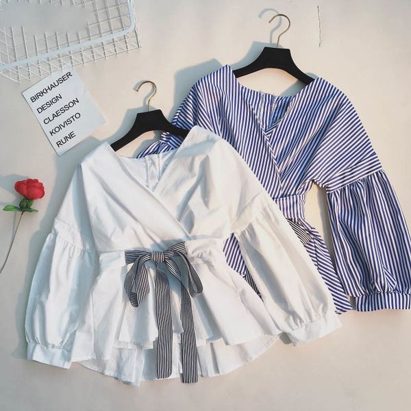 lace blouses blouse women spring fashion slim shirts ruffles lace up long sleeve blusas adjustable waist v neck elegant blouse 66619, White
lace blouses blouse women spring fashion slim shirts ruffles lace up long sleeve blusas adjustable waist v neck elegant blouse 66619, White