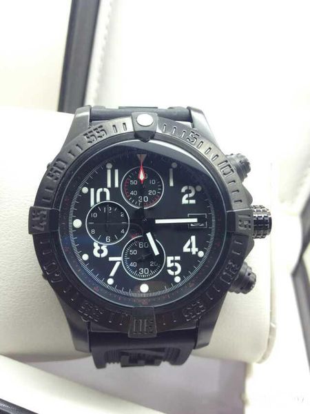 Hot Sale NEW MENS black pvd WATCH quartz movement stopwatch white spuer seawolf men watches 1884 24 number satinless steel wristwatch B1
Hot Sale NEW MENS black pvd WATCH quartz movement stopwatch white spuer seawolf men watches 1884 24 number satinless steel wristwatch B1