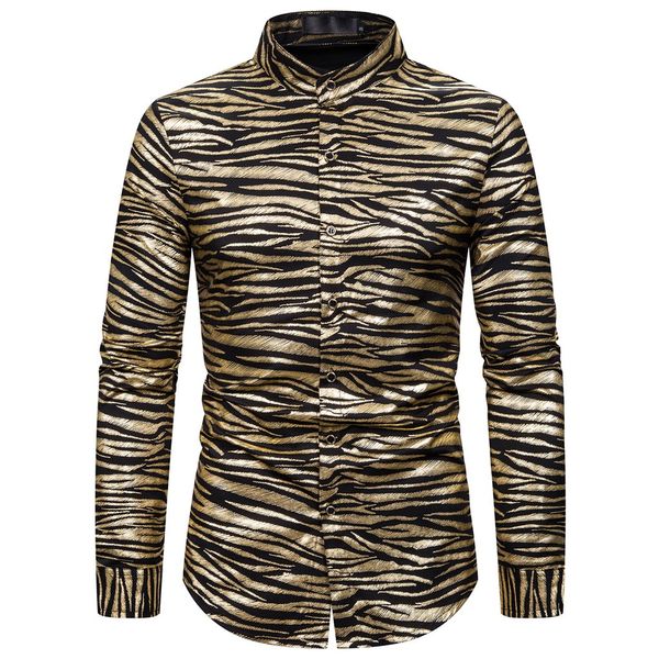 men's single-breasted animal printed long sleeve printed casual shirt blouse camisa social masculina plus size shirts hawaiian, White;black
men's single-breasted animal printed long sleeve printed casual shirt blouse camisa social masculina plus size shirts hawaiian, White;black