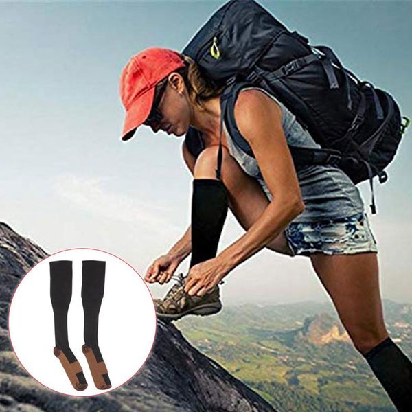 compression socks nylon running men women socks sports compression relief pain knee high stockings sports, Black
compression socks nylon running men women socks sports compression relief pain knee high stockings sports, Black