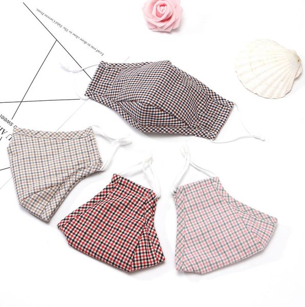 plaid cotton mask cloth mouth cover soft breathable pm2.5 anti-dust anti-fog protective designer masks ffa4042
plaid cotton mask cloth mouth cover soft breathable pm2.5 anti-dust anti-fog protective designer masks ffa4042