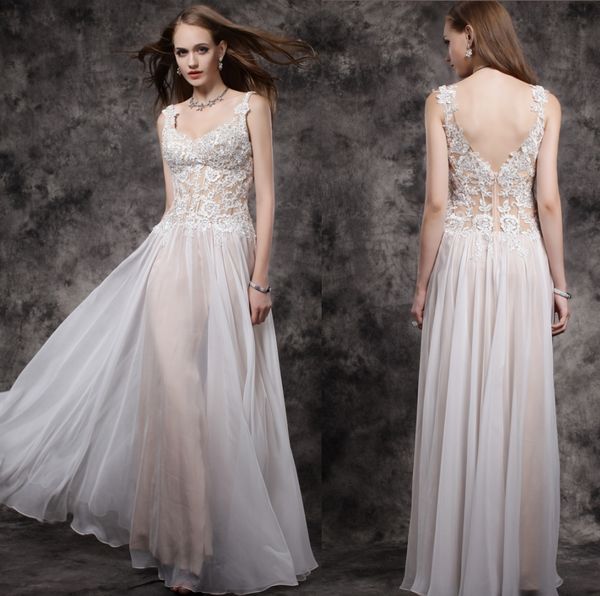 white beach dress shoulder v-neck lace drill wedding dresses long-style female dinner chiffon dew back lace applique side split skirt
white beach dress shoulder v-neck lace drill wedding dresses long-style female dinner chiffon dew back lace applique side split skirt