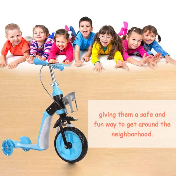 2 in 1 3-15 years old kids scooter car children's bike multi-function tricycle with 3 wheels stand seat folding
2 in 1 3-15 years old kids scooter car children's bike multi-function tricycle with 3 wheels stand seat folding