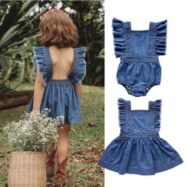 big/little sister famliy matching outfit newborn toddler kids baby girl romper dress cotton sleeveless outfit, Blue
big/little sister famliy matching outfit newborn toddler kids baby girl romper dress cotton sleeveless outfit, Blue