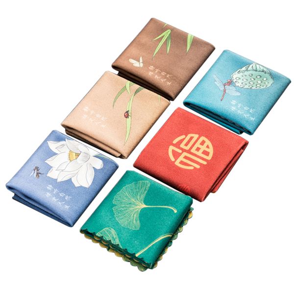luxurious tea napkin fiber printing tablecloth tea ceremony plate accessories teaware tea towel water absorption cloth decor
luxurious tea napkin fiber printing tablecloth tea ceremony plate accessories teaware tea towel water absorption cloth decor