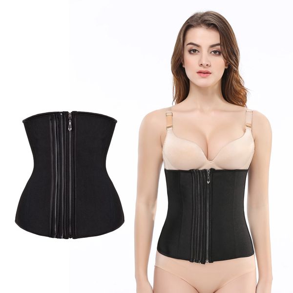 elastic plus size postpartum waist training latex rubber sport yaga corsette what waist trainer colombian for women front zipper 2020 906, Black;white
elastic plus size postpartum waist training latex rubber sport yaga corsette what waist trainer colombian for women front zipper 2020 906, Black;white