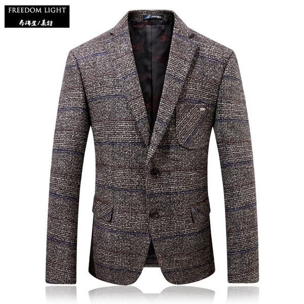 om light men blazer winter thick wool blazers slim fit plaid blazer men khaki,gray business casual blazers size s-3xl, White;black
om light men blazer winter thick wool blazers slim fit plaid blazer men khaki,gray business casual blazers size s-3xl, White;black
