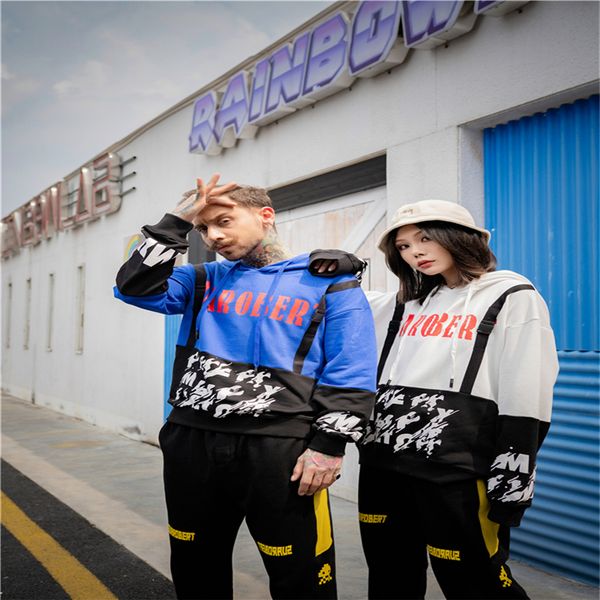 the new tide ribbon cartoon printing original countries men and women with couples leisure sports hooded fleece, Black
the new tide ribbon cartoon printing original countries men and women with couples leisure sports hooded fleece, Black