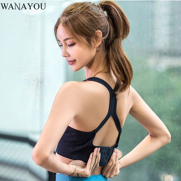 gym clothing wanayou women hollow out beauty back yoga bras shockproof running sports breathable seamless workout fitness crop top, White;black
gym clothing wanayou women hollow out beauty back yoga bras shockproof running sports breathable seamless workout fitness crop top, White;black