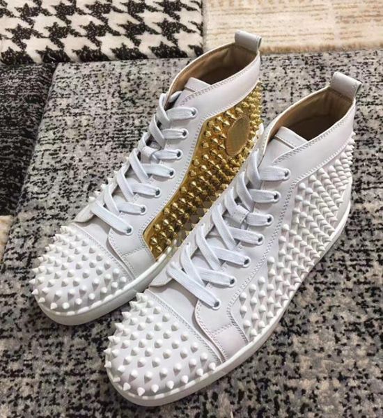 perfect quality high red bottom spikes sneakers shoes orlato men women outdoor casual walking shoes --flat mens silver sneakers, Black
perfect quality high red bottom spikes sneakers shoes orlato men women outdoor casual walking shoes --flat mens silver sneakers, Black