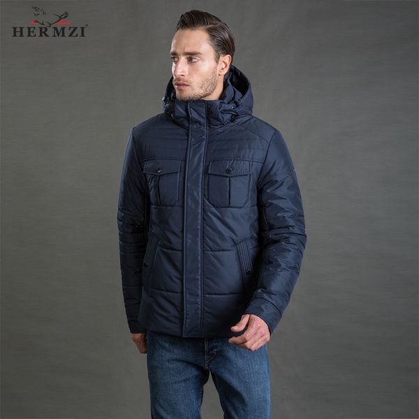 hermzi 2019 men winter jacket fashion autumn cotton padded jacket winter coat mens detachable hood, Black
hermzi 2019 men winter jacket fashion autumn cotton padded jacket winter coat mens detachable hood, Black