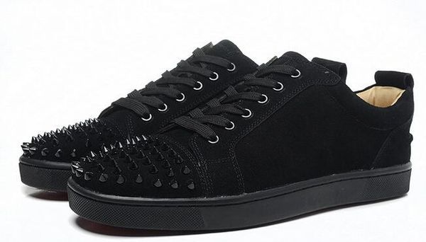 2018 new men designer sneakers ,famous brand red bottom designer mens luxury shoes genuine leather,white spiked toe flats 39-47 c13, Black
2018 new men designer sneakers ,famous brand red bottom designer mens luxury shoes genuine leather,white spiked toe flats 39-47 c13, Black