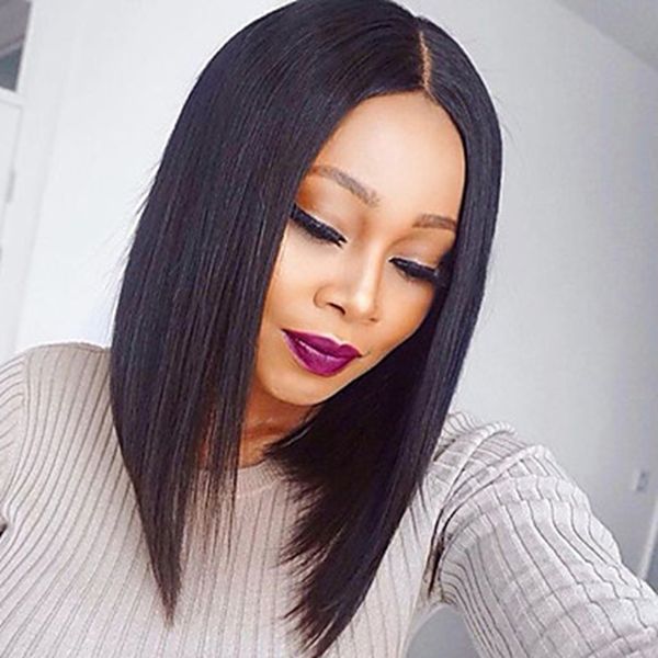 natural black middle part short bob straight synthetic wigs heat resistant synthetic lace front wigs for black women base material swiss lac
natural black middle part short bob straight synthetic wigs heat resistant synthetic lace front wigs for black women base material swiss lac