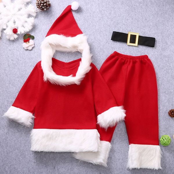 christmas clothes set baby girls clothes set toddler baby girls boys christmas santa cosplay pants hat belt ropa nina, White
christmas clothes set baby girls clothes set toddler baby girls boys christmas santa cosplay pants hat belt ropa nina, White