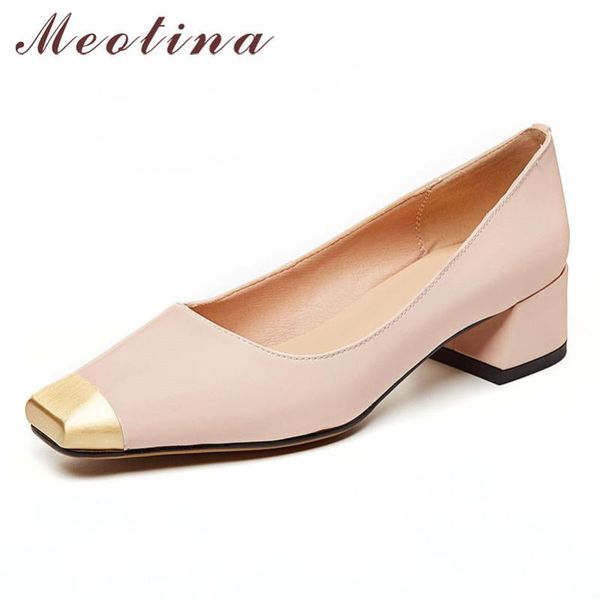 meotina high heels women pumps natural genuine leather thick heels shoes real leather square toe shoes lady spring big size 3, Black
meotina high heels women pumps natural genuine leather thick heels shoes real leather square toe shoes lady spring big size 3, Black
