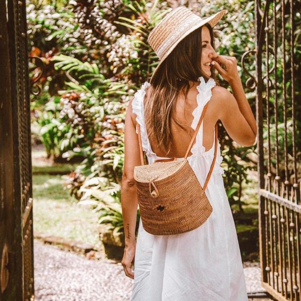 straw woven women backpack female rattan beach backpack vintage travel bag basket retro bagpack
straw woven women backpack female rattan beach backpack vintage travel bag basket retro bagpack