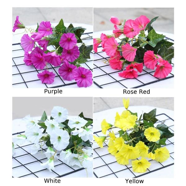 decorative flowers & wreaths fake morning glory simulation petunia wedding home decor artificial fence window greenery leaf plants
decorative flowers & wreaths fake morning glory simulation petunia wedding home decor artificial fence window greenery leaf plants