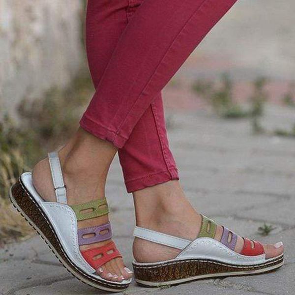 summer women sandals 3 color stitching sandals ladies open toe casual shoes platform wedge slides beach women shoes, Black
summer women sandals 3 color stitching sandals ladies open toe casual shoes platform wedge slides beach women shoes, Black