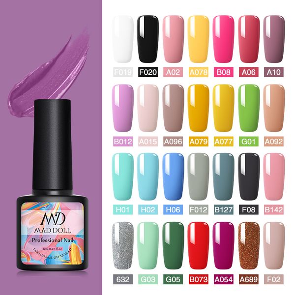 mad doll 8ml colorful gel polish long lasting soak off uv gel nail varnish one-snail art beauty decoration varnish, Red;pink
mad doll 8ml colorful gel polish long lasting soak off uv gel nail varnish one-snail art beauty decoration varnish, Red;pink