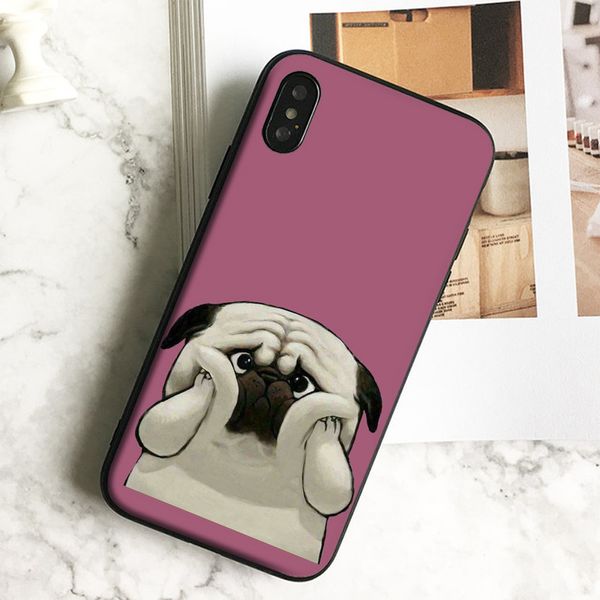 coque luxury funny pug dog phone case for iphone 11 pro xs max xr 8 7 6s plus 5 se case soft black tpu silicone cover.
coque luxury funny pug dog phone case for iphone 11 pro xs max xr 8 7 6s plus 5 se case soft black tpu silicone cover.