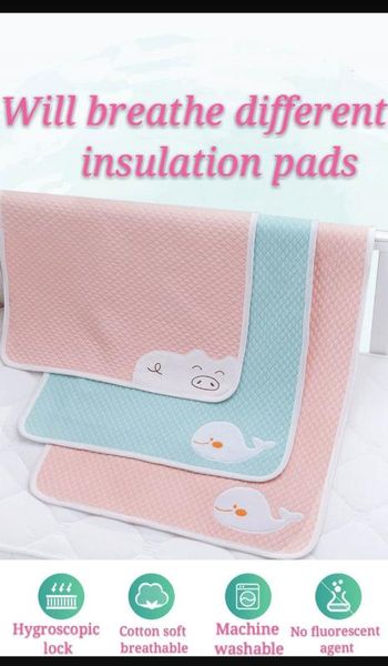 baby cartoon insulation pad strong absorbent waterproof washable new in 2019 newborn cotton diaper
baby cartoon insulation pad strong absorbent waterproof washable new in 2019 newborn cotton diaper