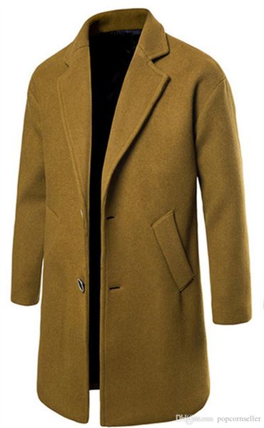 new mens coat single breasted medium length slim body jackets mandarin collar solid color coats designer apparel, Black
new mens coat single breasted medium length slim body jackets mandarin collar solid color coats designer apparel, Black