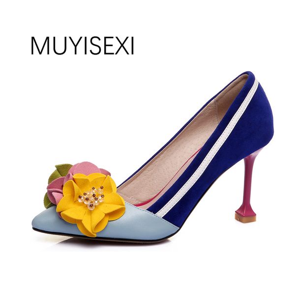 women pumps genuine leather original design thin high heels shallow 3d flowers pointed toe women shoes jhs01 muyisexi, Black
women pumps genuine leather original design thin high heels shallow 3d flowers pointed toe women shoes jhs01 muyisexi, Black