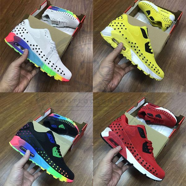 2019 fashion luxury designer fly kpu running shoes mens flats skate casual shoes black white rainbow yellow green sneakers us 7-11 trainers, White;red
2019 fashion luxury designer fly kpu running shoes mens flats skate casual shoes black white rainbow yellow green sneakers us 7-11 trainers, White;red