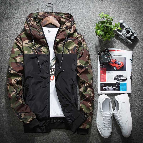 wholesale- 2017 fashion mens camouflage jacket brand spring casual thin male camo outwear coat hooded jacket chaquetas mujer 040506, Black;brown
wholesale- 2017 fashion mens camouflage jacket brand spring casual thin male camo outwear coat hooded jacket chaquetas mujer 040506, Black;brown