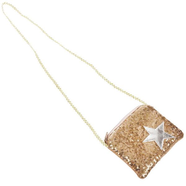 new sequins package pentagram girls inclined zipper bag change purse party bag (color: gold
new sequins package pentagram girls inclined zipper bag change purse party bag (color: gold