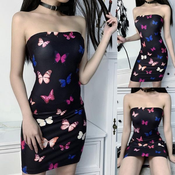сексуальная бабочки платье без рукавов платья без бретелек bodycon мини 2020 клубно лето трубных платьев одежды дропшиппинга, Black;gray 
сексуальная бабочки платье без рукавов платья без бретелек bodycon мини 2020 клубно лето трубных платьев одежды дропшиппинга, Black;gray
