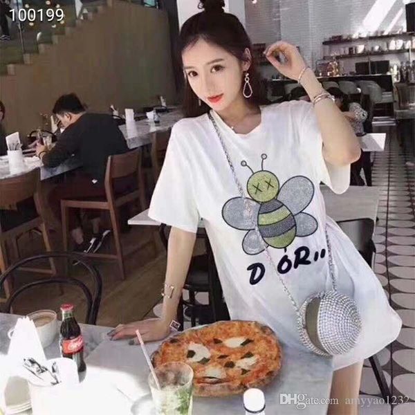 320 2019 autumn women clothes pullover black white short sleeve crew neck beads animal fashion women clothes dl, White;black
320 2019 autumn women clothes pullover black white short sleeve crew neck beads animal fashion women clothes dl, White;black