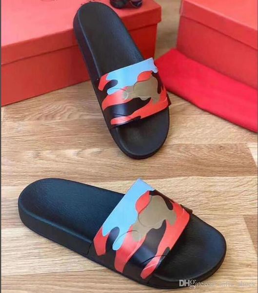 good quality 2020 camouflage rubber slipper women slides sandals designer brand shoes multicolor summer slippers flip flops with box, Black
good quality 2020 camouflage rubber slipper women slides sandals designer brand shoes multicolor summer slippers flip flops with box, Black