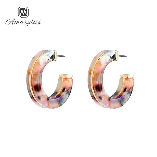 amaiyllis 2019 new leopard-print tortoiseshell earrings chic geometric acetic arc c shaped stud earrings circle resin, Golden;silver
amaiyllis 2019 new leopard-print tortoiseshell earrings chic geometric acetic arc c shaped stud earrings circle resin, Golden;silver