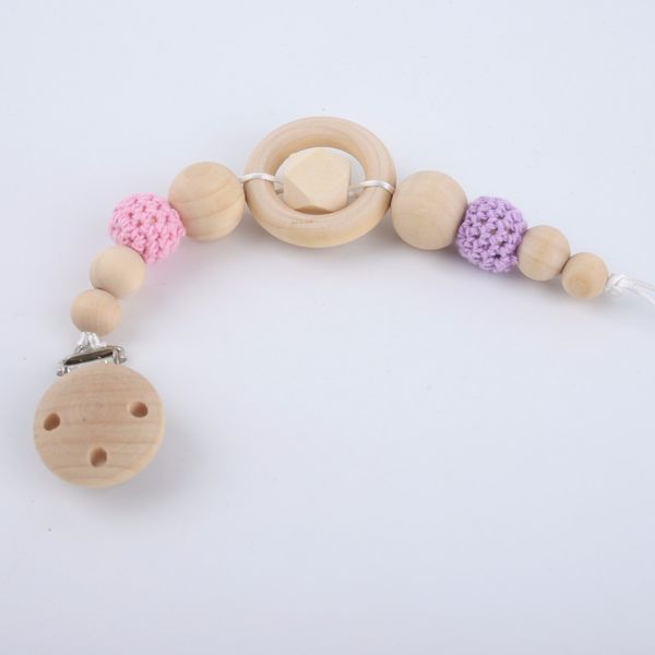 natural baby pacifier clip 1pc bead embedded inside the ring crochet beads baby shower gift dummy holder safe for baby teether
natural baby pacifier clip 1pc bead embedded inside the ring crochet beads baby shower gift dummy holder safe for baby teether