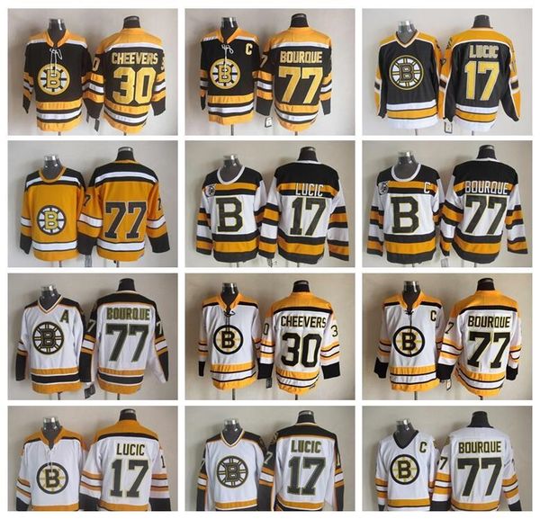men 77 ray bourque jerseys ice hockey 30 gerry cheevers 17 milan lucic boston bruins vintage jersey ccm 75th black white yellow, Black;red
men 77 ray bourque jerseys ice hockey 30 gerry cheevers 17 milan lucic boston bruins vintage jersey ccm 75th black white yellow, Black;red