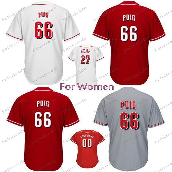 Women LADY 66 Yasiel Puig Cincinnati Custom Jerseys Joey Votto Matt Kemp Tucker Barnhart Sonny Gray Eugenio Suarez Jesse Winker
Women LADY 66 Yasiel Puig Cincinnati Custom Jerseys Joey Votto Matt Kemp Tucker Barnhart Sonny Gray Eugenio Suarez Jesse Winker