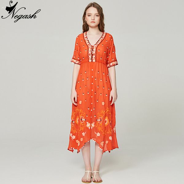 high-quality real europe spring summer 2018 bohemia floral embroidery tassel decoration retro styled button dresses vestidos, Black;gray
high-quality real europe spring summer 2018 bohemia floral embroidery tassel decoration retro styled button dresses vestidos, Black;gray