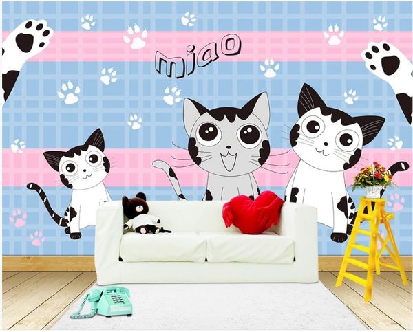 3d wallpaper custom p cute cartoon cat children room background home decor 3d wall murals wallpaper for walls 3 d
3d wallpaper custom p cute cartoon cat children room background home decor 3d wall murals wallpaper for walls 3 d