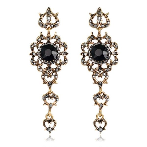 bohemian retro earrings with crystals rhinestones long drop earring for women bridal jewelry party birthday gift for women, Silver
bohemian retro earrings with crystals rhinestones long drop earring for women bridal jewelry party birthday gift for women, Silver