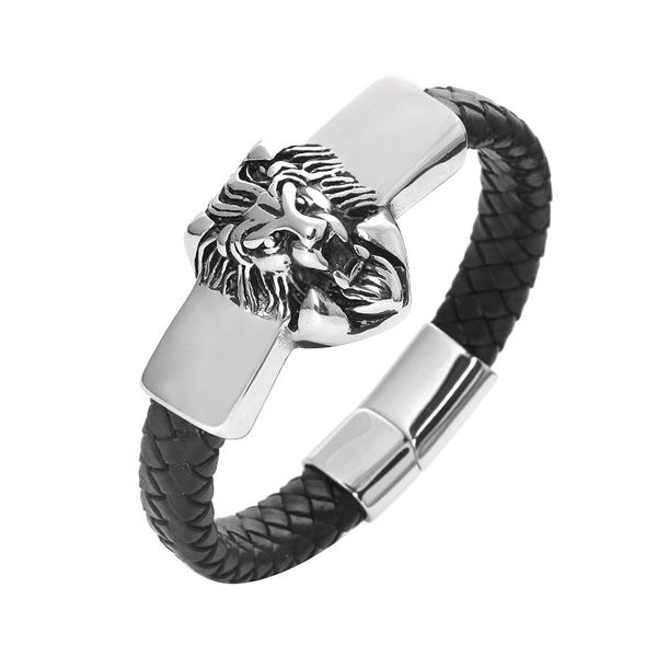 bracelet leather titanium steel lion leather woven stainless steel custom simple and elegant temperament accessories individual, Golden;silver
bracelet leather titanium steel lion leather woven stainless steel custom simple and elegant temperament accessories individual, Golden;silver