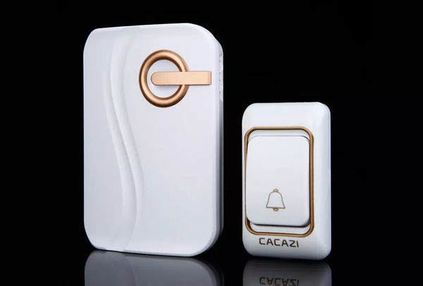 cacazi wireless doorbell battery-operated waterproof with 4 levels volume door chime 200 meters - 2 to 1
cacazi wireless doorbell battery-operated waterproof with 4 levels volume door chime 200 meters - 2 to 1
