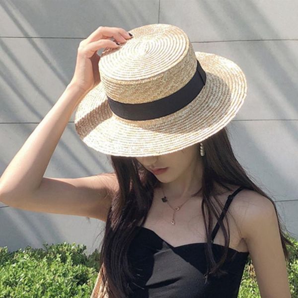 women hats summer wide brim straw hat fashion ladies sun hats boater wheat panama beach beach travel sunscreen anti-uv caps, Blue;gray
women hats summer wide brim straw hat fashion ladies sun hats boater wheat panama beach beach travel sunscreen anti-uv caps, Blue;gray