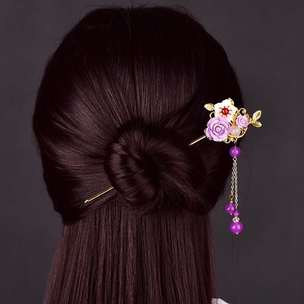 temperamental alloy leaves violet synthetic flower hair fork natural shell long tassel crystal beads princess step shake, Golden;white
temperamental alloy leaves violet synthetic flower hair fork natural shell long tassel crystal beads princess step shake, Golden;white
