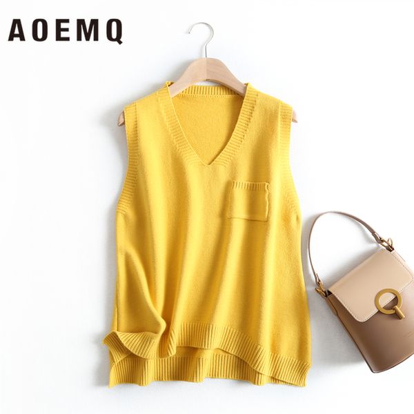 aoemq 5 colors sleeveless vests classic park tooling supermarket wear grandma vests solid v-neck collar vest women clothing, Black;white
aoemq 5 colors sleeveless vests classic park tooling supermarket wear grandma vests solid v-neck collar vest women clothing, Black;white