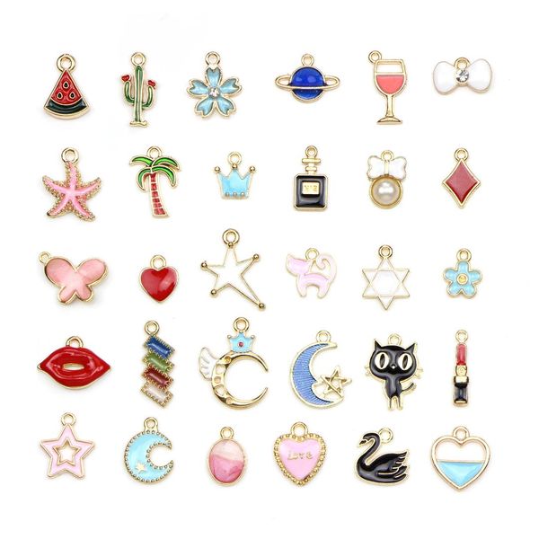 30pcs/bag mixed dripping oil metal charms for earring jewelry making fashion assorted diy coconut tree pendants clothes ornament, Bronze;silver
30pcs/bag mixed dripping oil metal charms for earring jewelry making fashion assorted diy coconut tree pendants clothes ornament, Bronze;silver