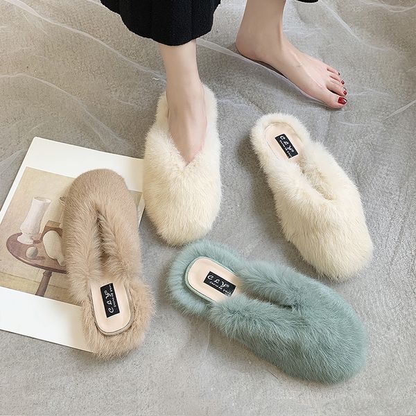 slippers casual shoes shallow slipers women slides fur flip flops flock cover toe female mule luxury 2019 flat plush mules, Black
slippers casual shoes shallow slipers women slides fur flip flops flock cover toe female mule luxury 2019 flat plush mules, Black