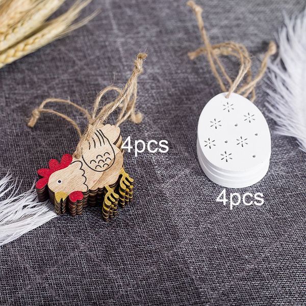 8pcs easter wooden decoration pendant easter rabbit chick eggs diy wood crafts happy easter party home decoration kids toys
8pcs easter wooden decoration pendant easter rabbit chick eggs diy wood crafts happy easter party home decoration kids toys