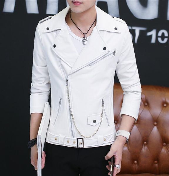 spring and autumn motorcycle leather clothing male outerwear 2019 new fashion leather jacket men short slim coat men, Black
spring and autumn motorcycle leather clothing male outerwear 2019 new fashion leather jacket men short slim coat men, Black