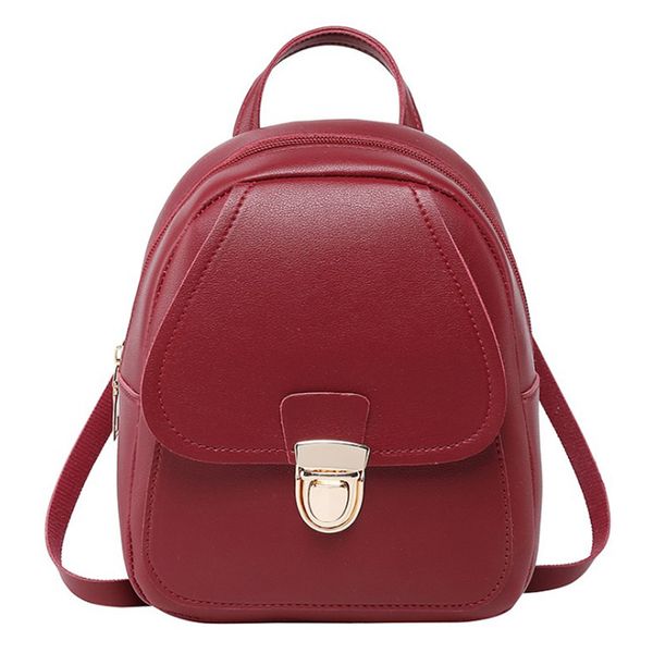 fashion backpack multi-function small backpack women pu leather shoulder handbags female school bag pack red
fashion backpack multi-function small backpack women pu leather shoulder handbags female school bag pack red